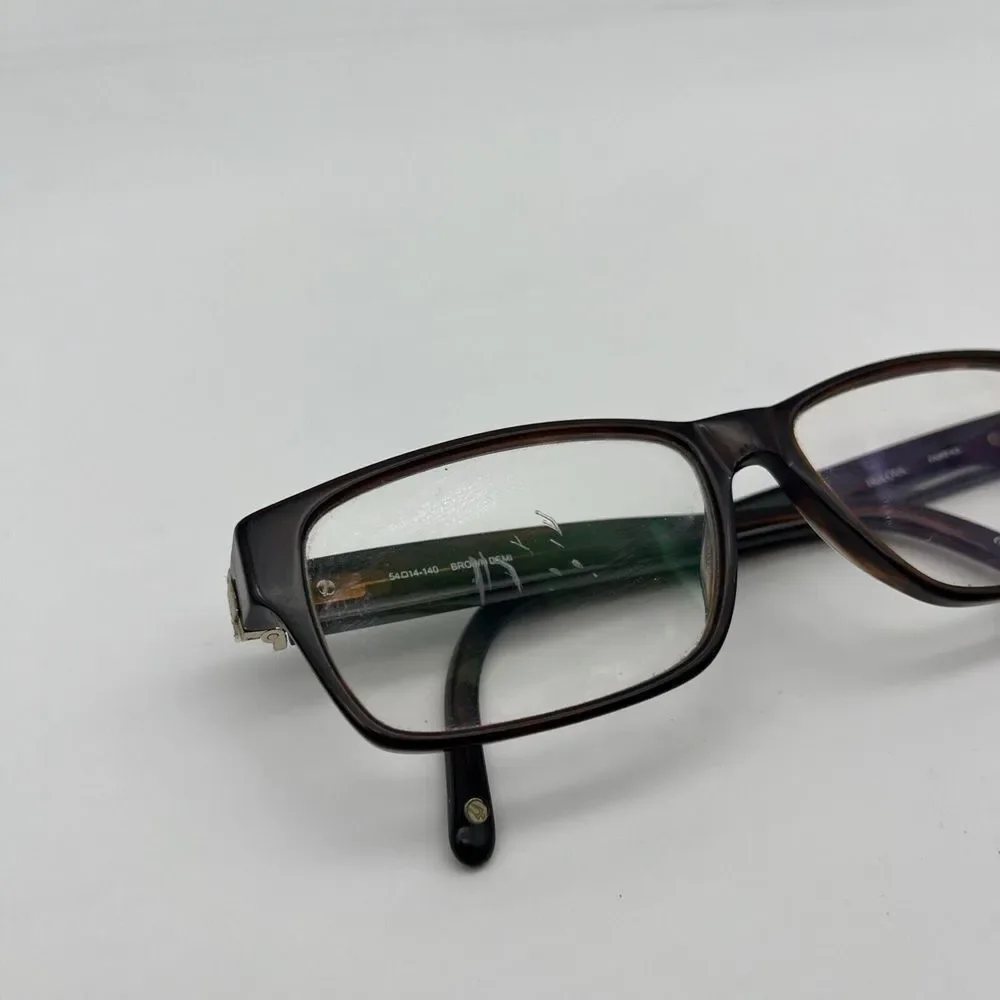 Bulova Eyeglasses Frames FAIRFAX BROWN DEMI Tortoise Rectangular 54-14-140
